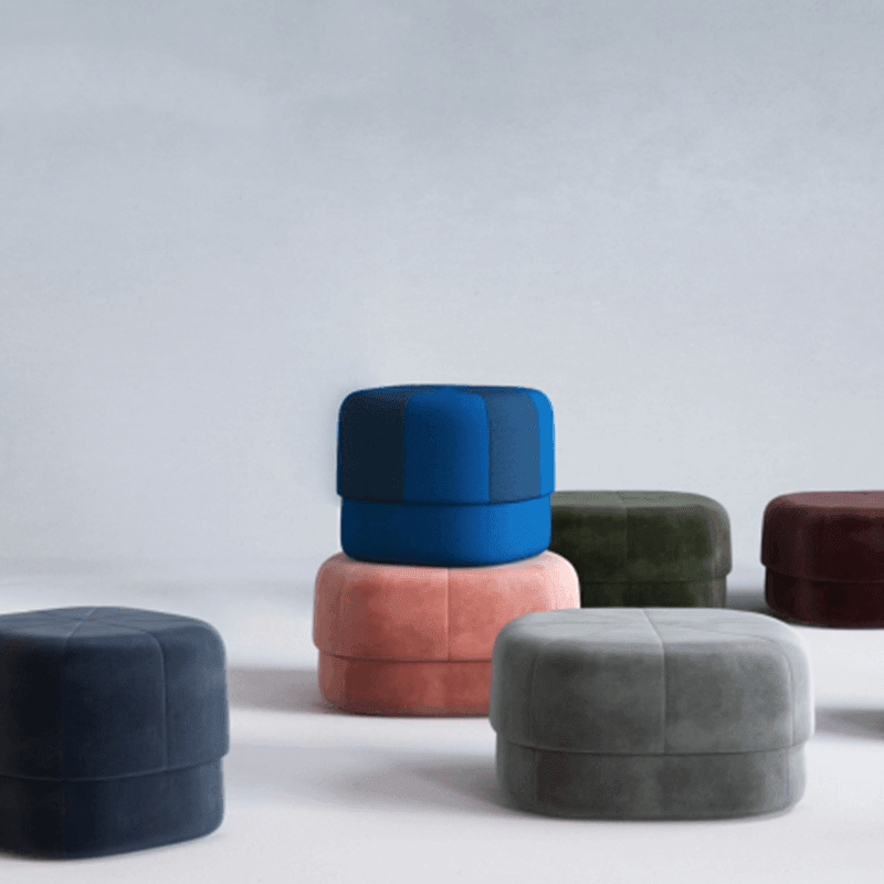 Norman Copenhagen Circus Pouf, Footstool-Weilai Concept-Weilai Concept