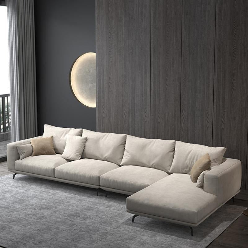 NR23 Four Seater Corner Sofa, Leathaire-Weilai Concept-Weilai Concept