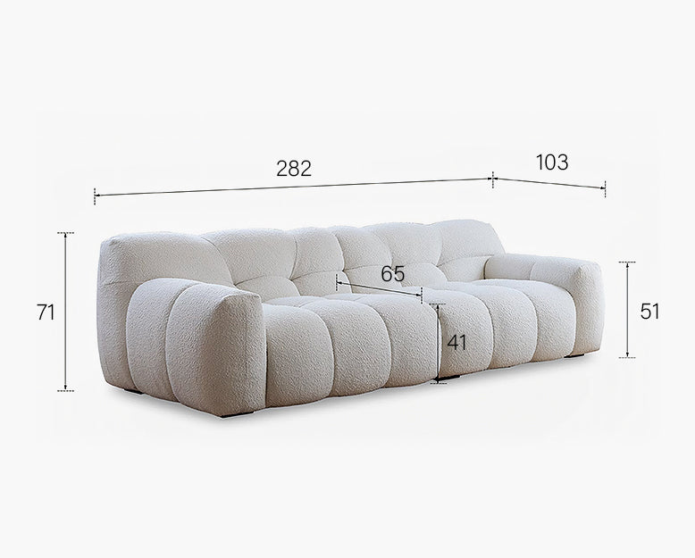 Cora Cloud Two/Three Seater Sofa, Boucle