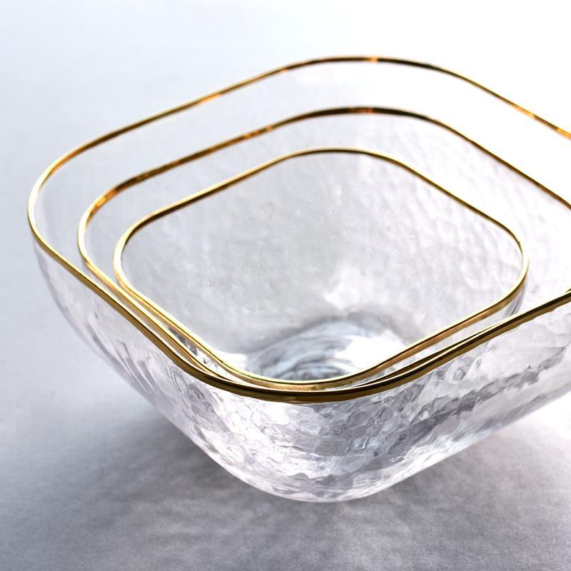 OU14 A Set Of Three Salad Bowls, Glassware-Weilai Concept-Weilai Concept