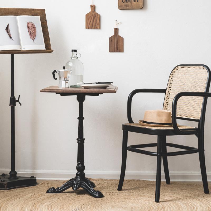 Paris G04 Rattan Dining Chair, Walnut-Weilai Concept-Weilai Concept