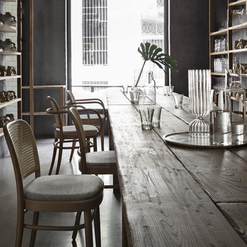 Paris G04 Rattan Dining Chair, Walnut-Weilai Concept-Weilai Concept