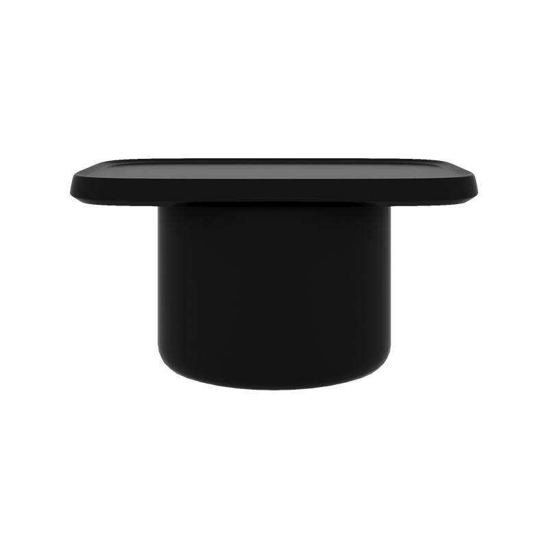 Penn Side Table, Black/ Red-Weilai Concept-Short-Black-Weilai Concept