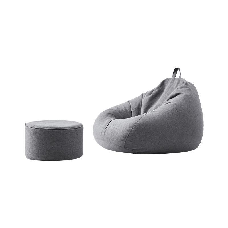 Piggy Beanbag And Footstool-Weilai Concept-Black-Weilai Concept