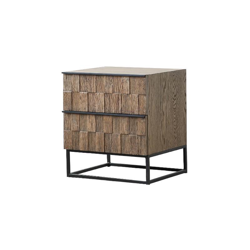 Pine Bedside Table, Oak-Weilai Concept-Weilai Concept