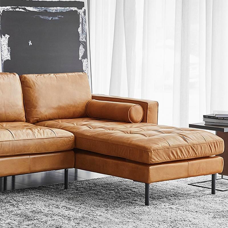 Porto Two Seater Sofa, Real Leather-Two Seater Sofa-Weilai Concept-Weilai Concept