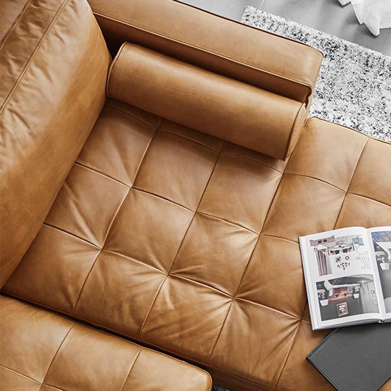 Porto Two Seater Sofa, Real Leather-Two Seater Sofa-Weilai Concept-Weilai Concept