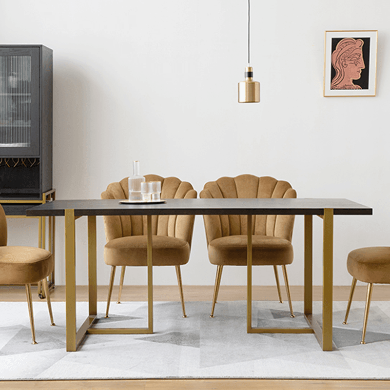 R3 Shell Dining Chair, Velvet-Weilai Concept-Weilai Concept