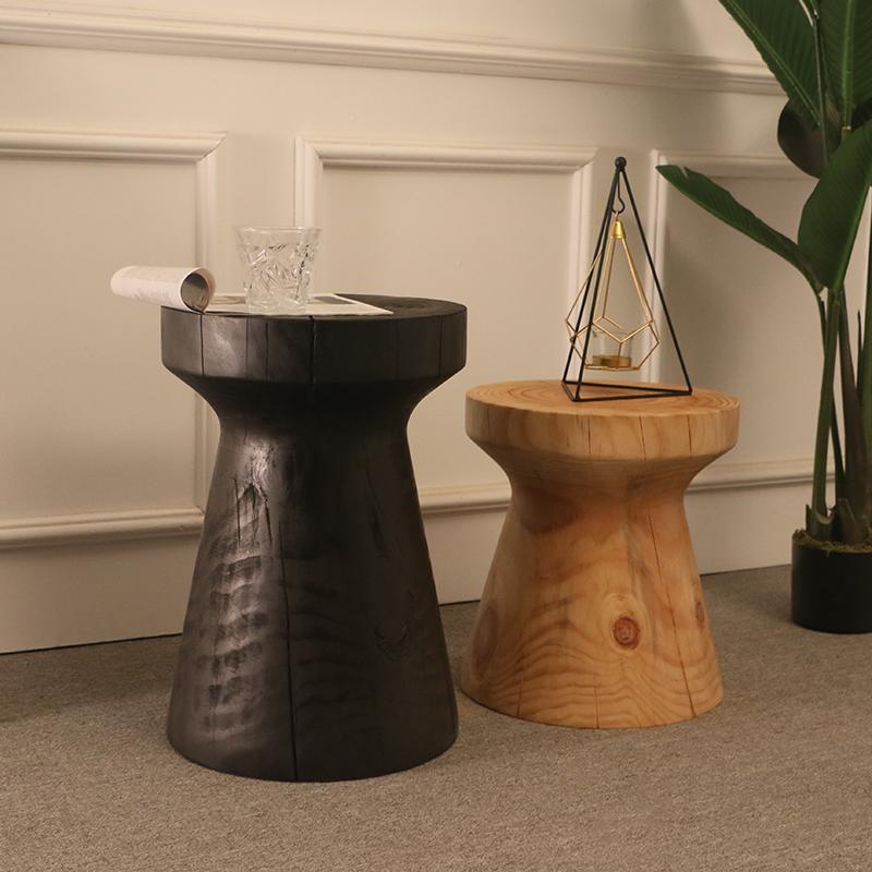 R35 Side Table, Solid Wood, Oak-Weilai Concept-Weilai Concept