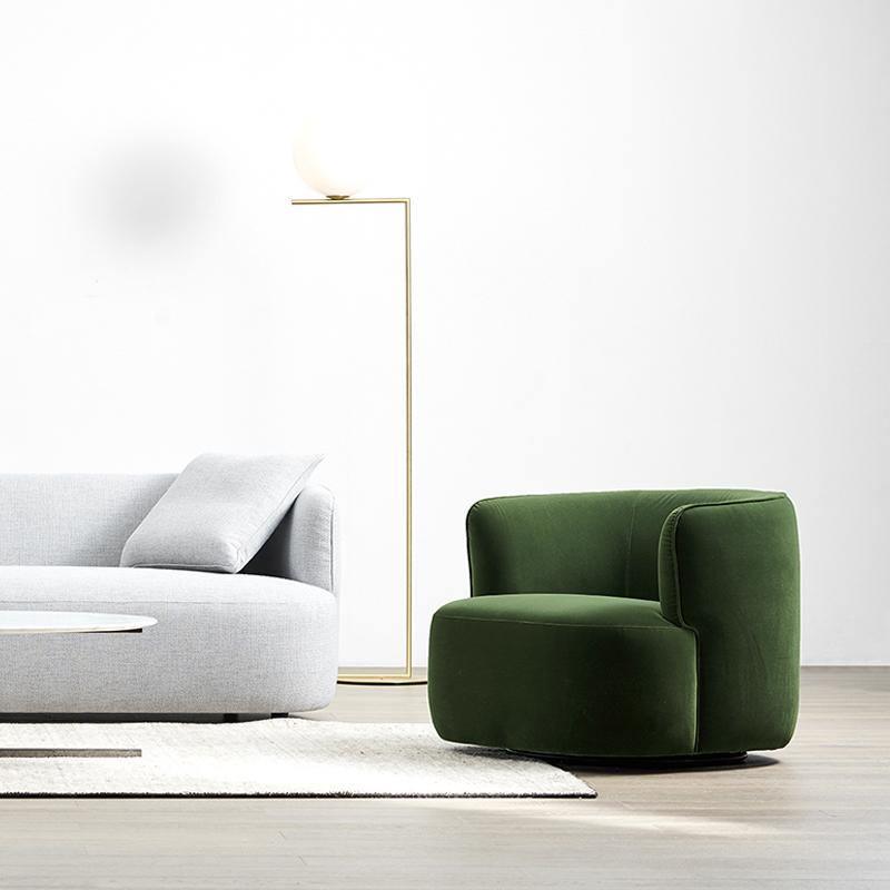 Ritz Armchair, Green Velvet-Weilai Concept-Weilai Concept