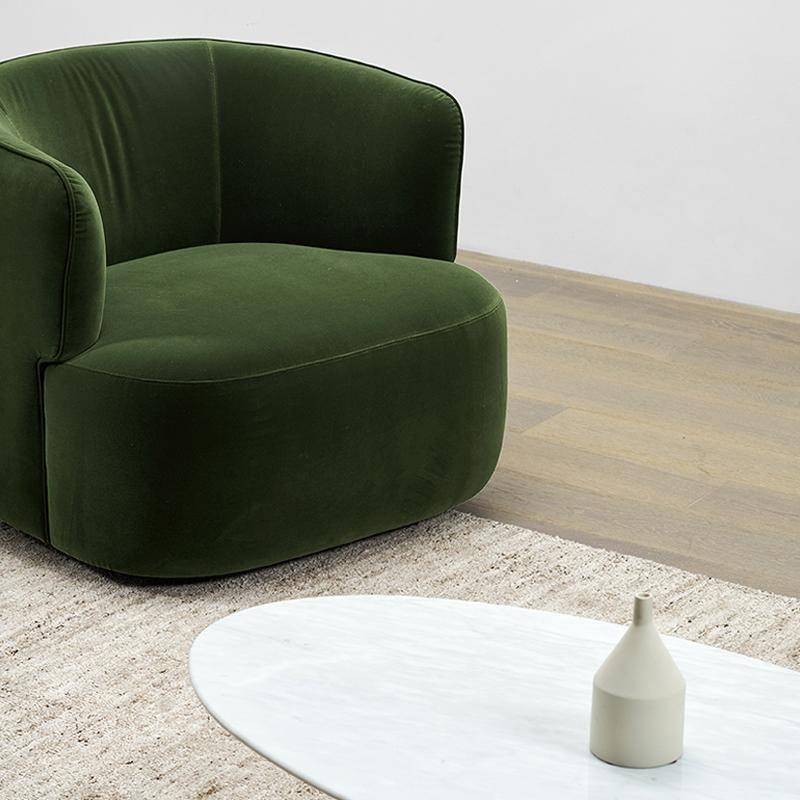 Ritz Armchair, Green Velvet-Weilai Concept-Weilai Concept