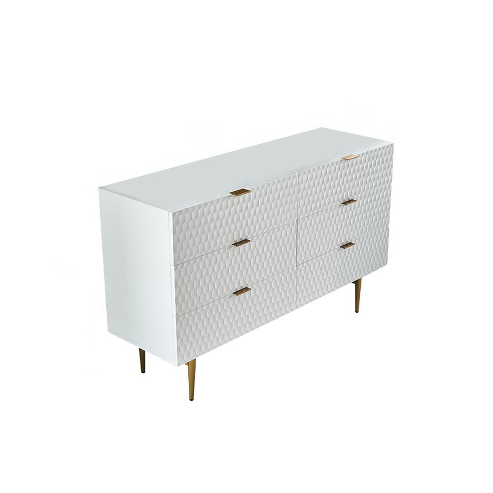 Rutland Sideboard, Gold & White-Weilai Concept-Weilai Concept
