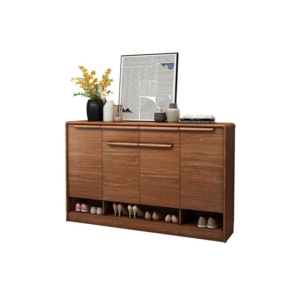 S124 Shoe Storage, Wood-Weilai Concept-Rosewood-119.8cm-Weilai Concept