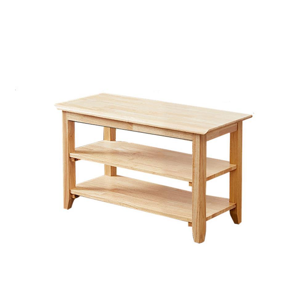 S1412 Shoe Storage Bench, Oak-Weilai Concept-Weilai Concept