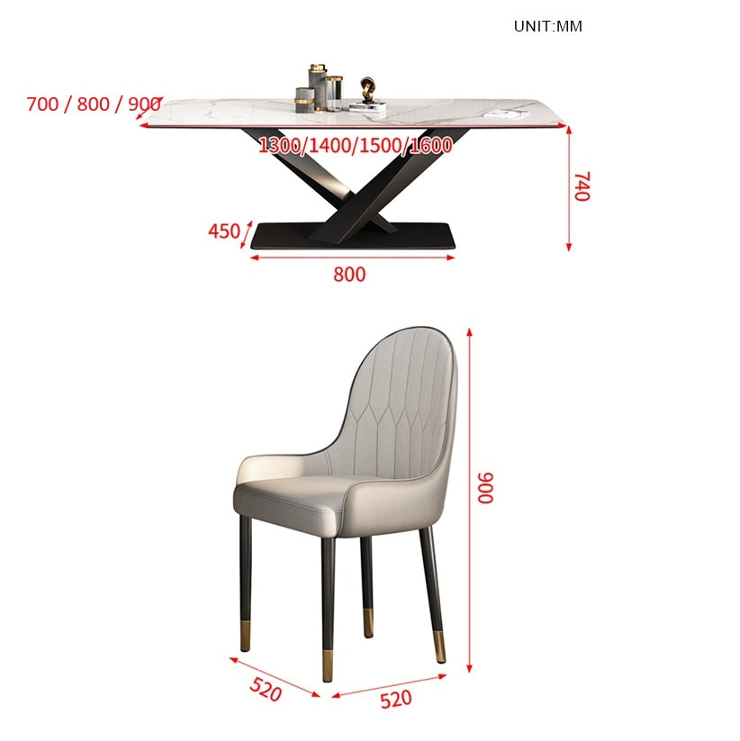 Sanders Dining Table, Sintered Stone