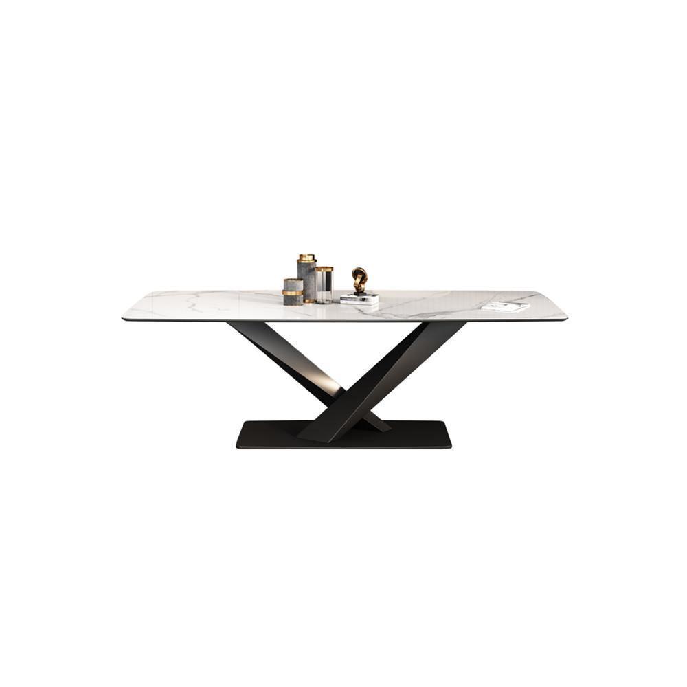Sanders Dining Table, Sintered Stone, Grey 160cm, Clearance-Weilai Concept-Weilai Concept