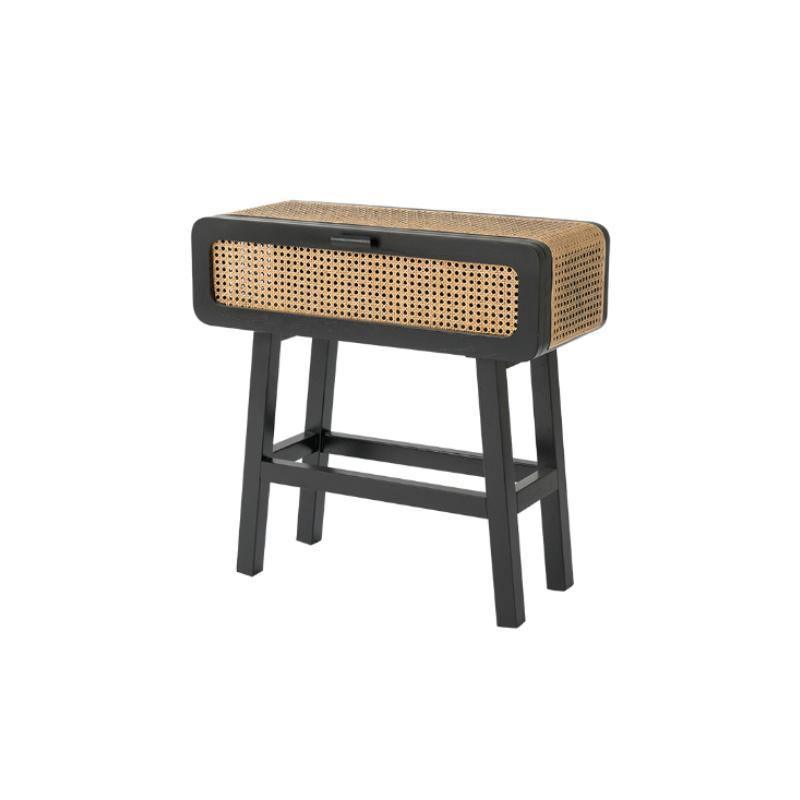 Saul Rattan Side Table, Bedside Table-Weilai Concept-Weilai Concept