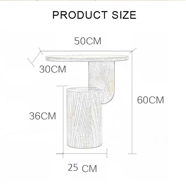 Ivar Side Table, Black-Weilai Concept-Weilai Concept