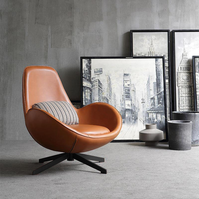 Snail Armchair, With Small Bubbles On The Leather, For Display-Weilai-Weilai Concept