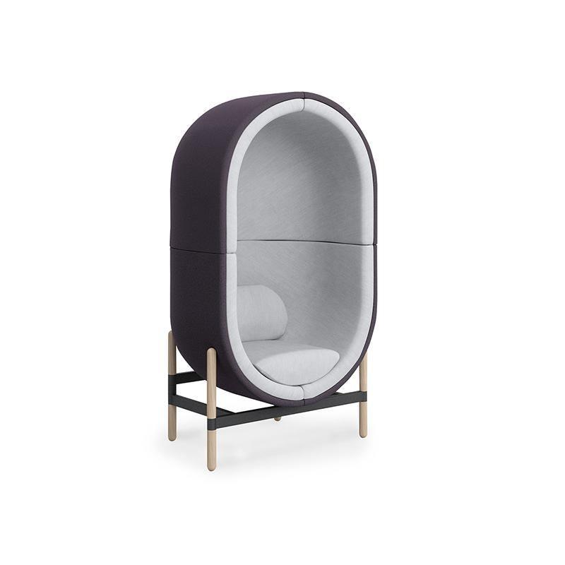 Space Egg Shape Two Seater Sofa, Single Seater-Weilai Concept-Single Seater-Weilai Concept