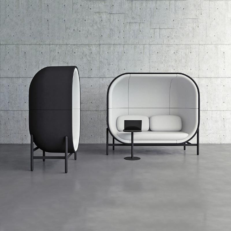 Space Egg Shape Two Seater Sofa, Single Seater-Weilai Concept-Weilai Concept