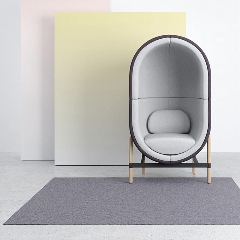 Space Egg Shape Two Seater Sofa, Single Seater-Weilai Concept-Weilai Concept