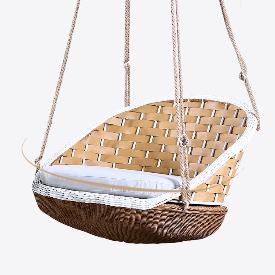 SU121 Swing Hanging Armchair, Outdoor Furniture, Rattan-Weilai-Weilai Concept