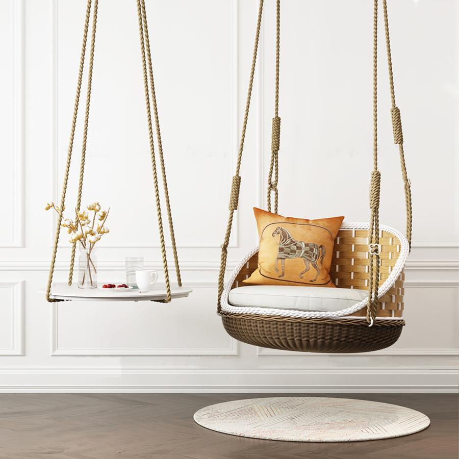SU121 Swing Hanging Armchair, Outdoor Furniture, Rattan-Weilai-Weilai Concept