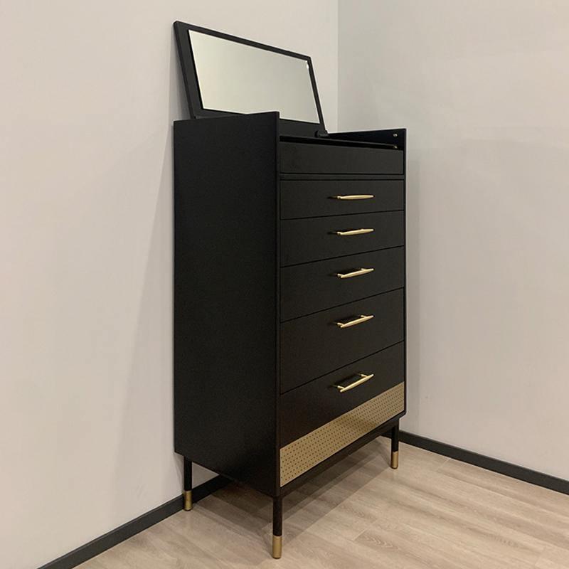Tandy Chests Of Drawers With Mirror-Weilai Concept-Weilai Concept