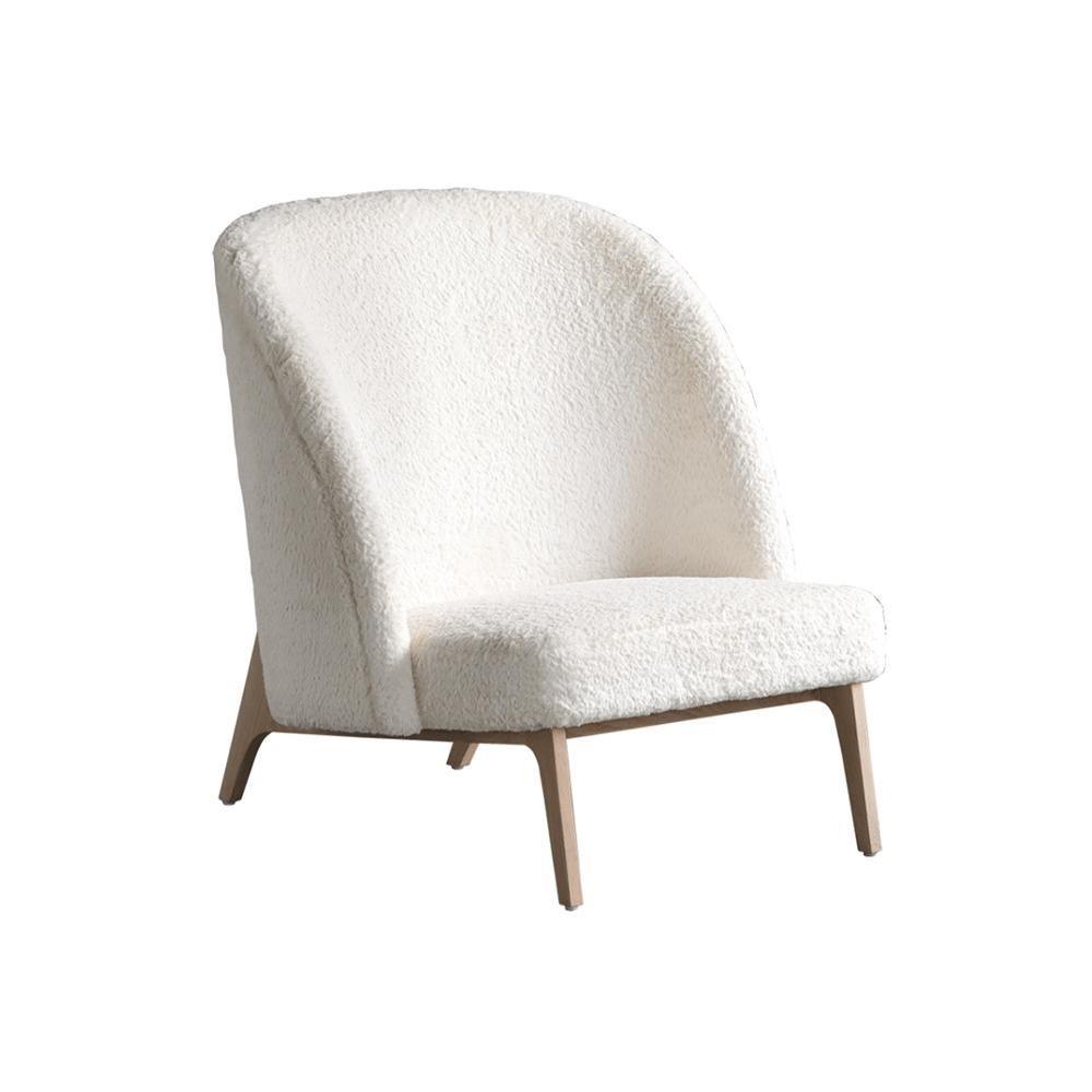 Teddy Armchair, White-Weilai Concept-Weilai Concept