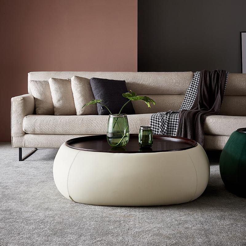 TG24 Coffee Table Set, Cream & Green-Weilai Concept-Weilai Concept