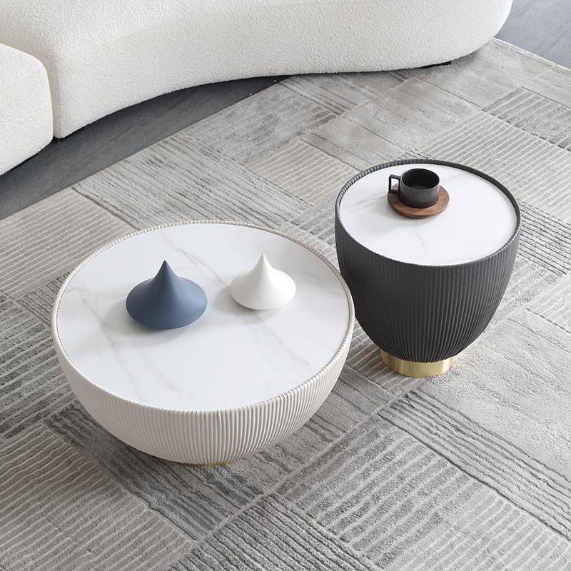 Theo Coffee Table Set, Black And White-Weilai Concept-Weilai Concept