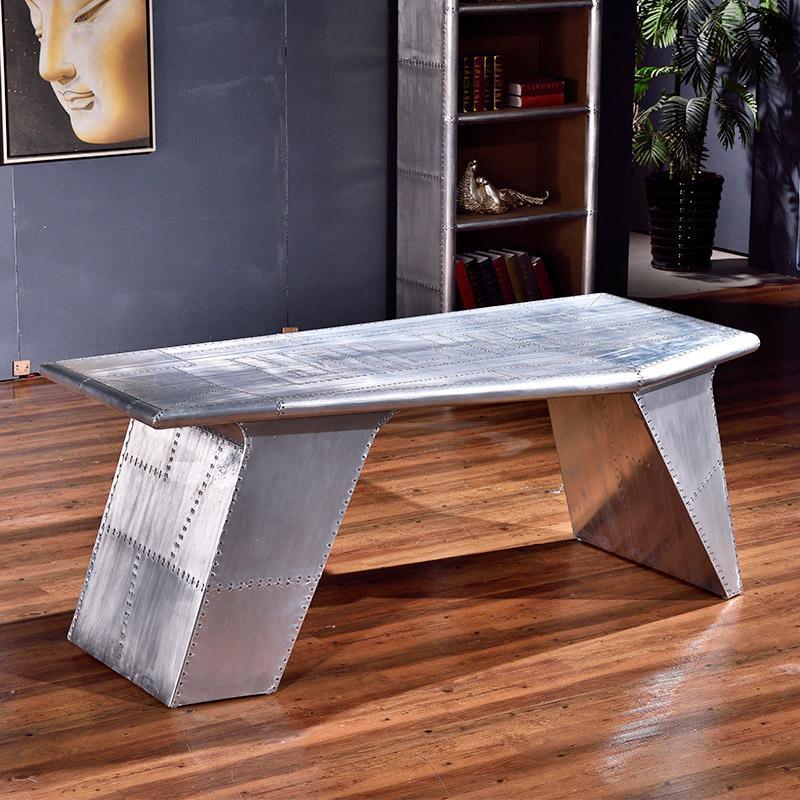 U8 Aviator Office Desk, Aviation Desk, Aluminium-Weilai Concept-Weilai Concept