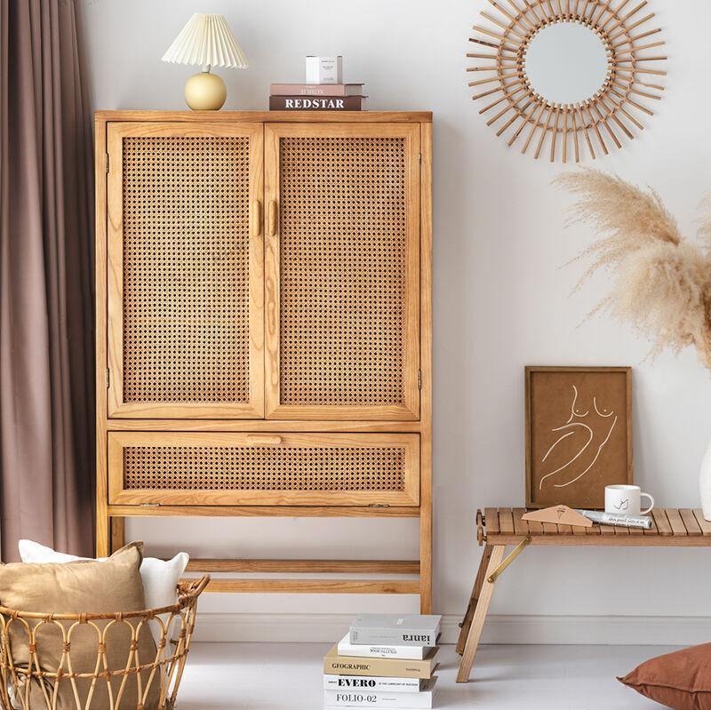 Uno G9 Rattan Sideboard, Bookcase, Wardrobe-Weilai Concept-Weilai Concept