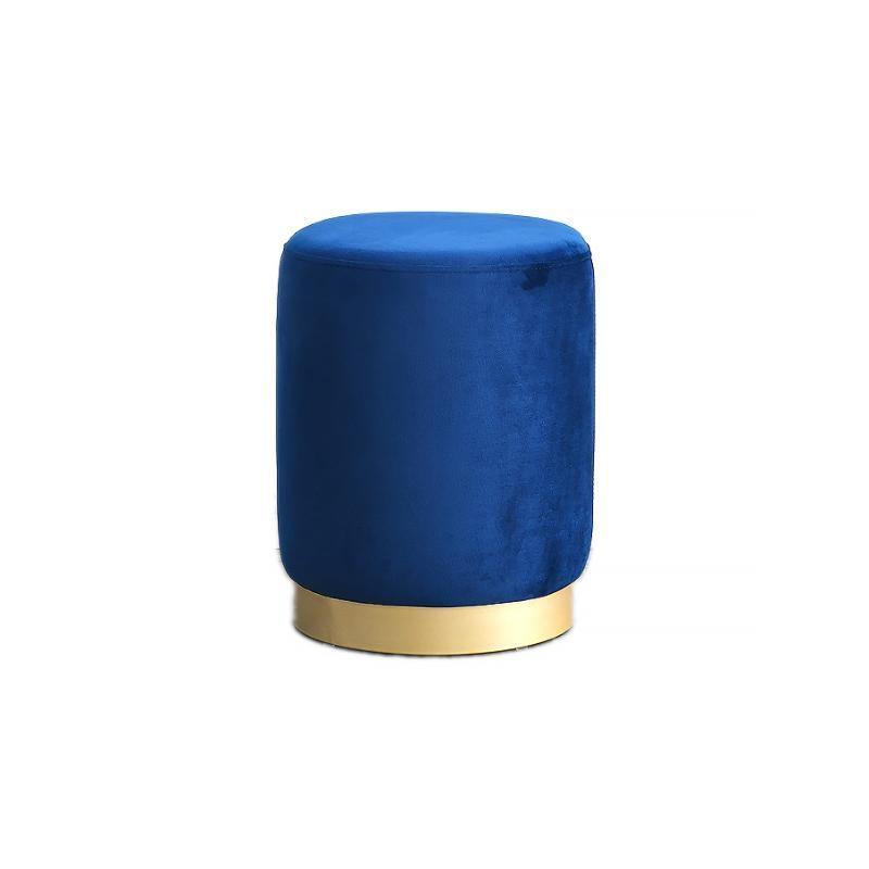 Valeria Footstool, Velvet-Weilai Concept-Weilai Concept