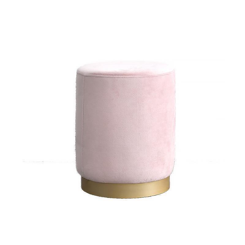Valeria Footstool, Velvet-Weilai Concept-Weilai Concept