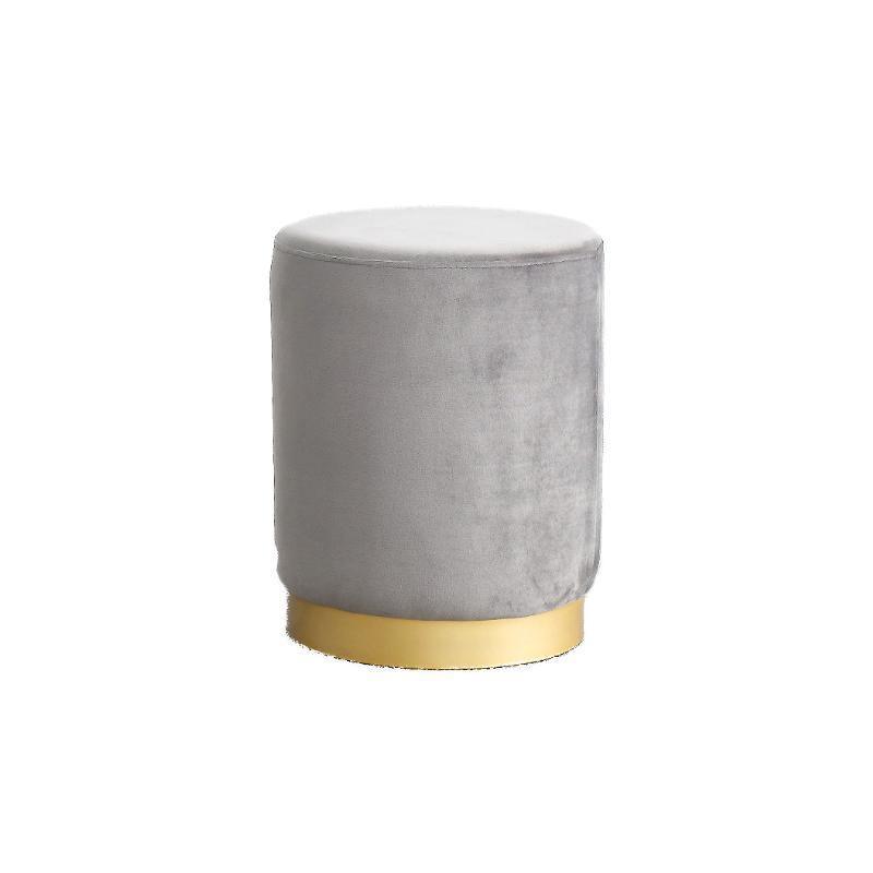 Valeria Footstool, Velvet-Weilai Concept-Weilai Concept