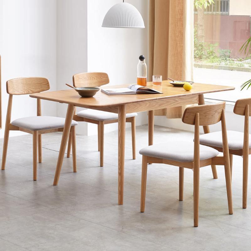 Delicia Extendable Dining Table, Ash-Weilai Concept-Weilai Concept