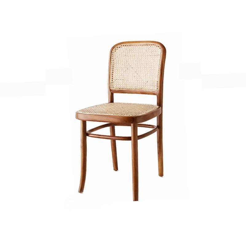 Vanesa Rattan Dining Chair, Oak-Weilai Concept-Weilai Concept
