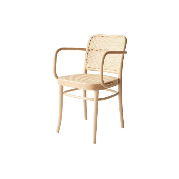 Vanesa Rattan Dining Chair, Oak-Weilai Concept-Weilai Concept