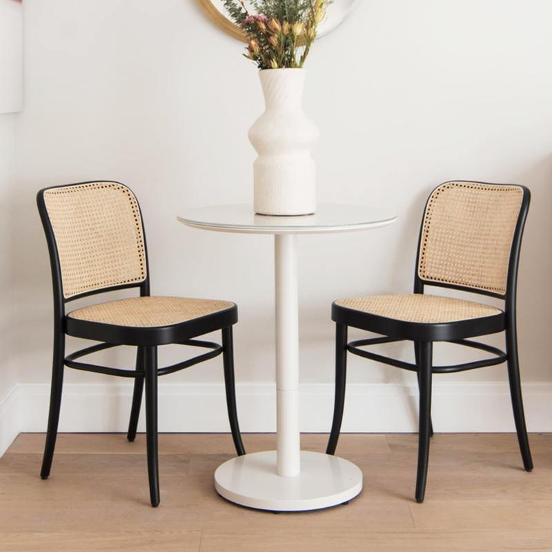 Vanesa Rattan Dining Chair, Oak-Weilai Concept-Weilai Concept