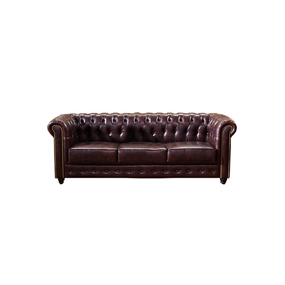 Vintage Chesterfield Three Seater Sofa-Weilai Concept-Weilai Concept