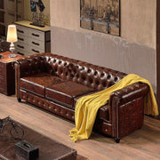 Vintage Chesterfield Three Seater Sofa-Weilai Concept-Weilai Concept