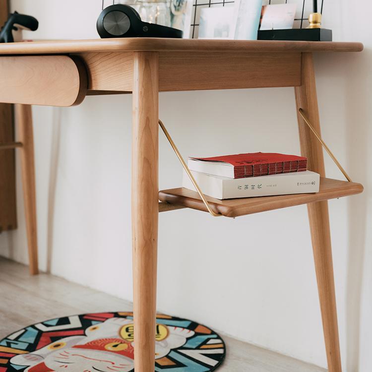 Y72 Oak Office Desk, Three Woods Available-Weilai-Weilai Concept